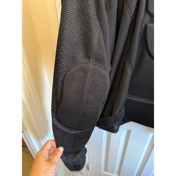 5XL- Joe Rockets Black Motorcycle Jacket Mens Mesh Armored W/O insulated Liner - Picture 9 of 14